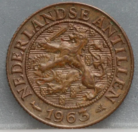 1 Cent 1963 Nederlandse Antillen — Brons