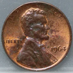 1 Cent 1964 Lincoln — Brons voorzijde, Verenigde Staten