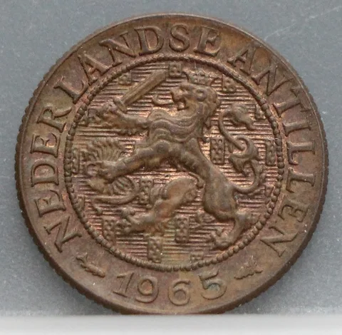 1 Cent 1965 Nederlandse Antillen — Brons