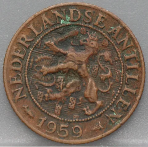 1 Cent 1968 Nederlandse Antillen — Brons