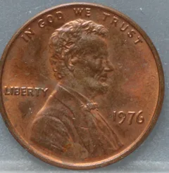 1 Cent 1976 Verenigde Staten — Brons voorzijde
