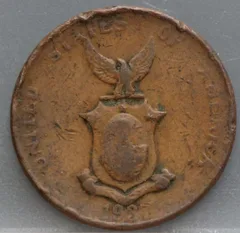 1 Centavo 1937 Filipijnen — Brons voorzijde