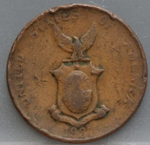 1 Centavo 1937 Filipijnen — Brons