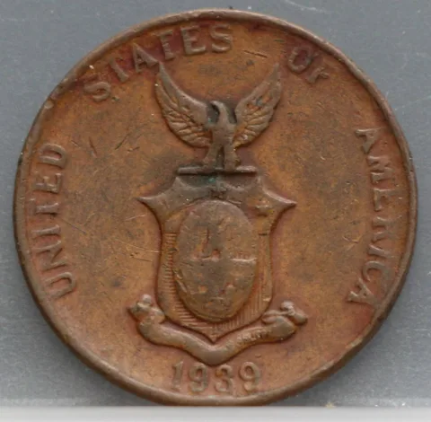 1 Centavo 1939 Filipijnen — Brons