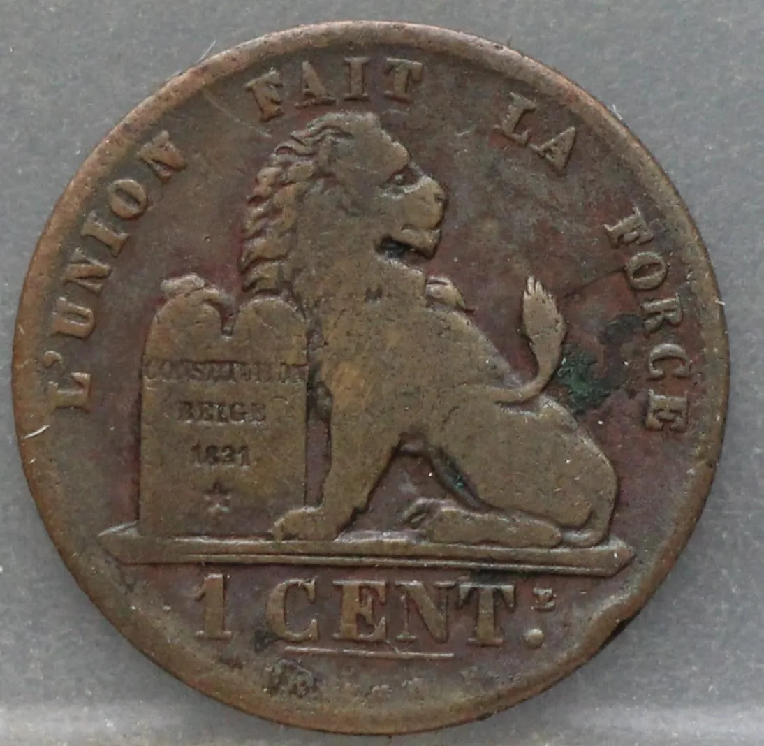 1 Centime 1846 België voorzijde
