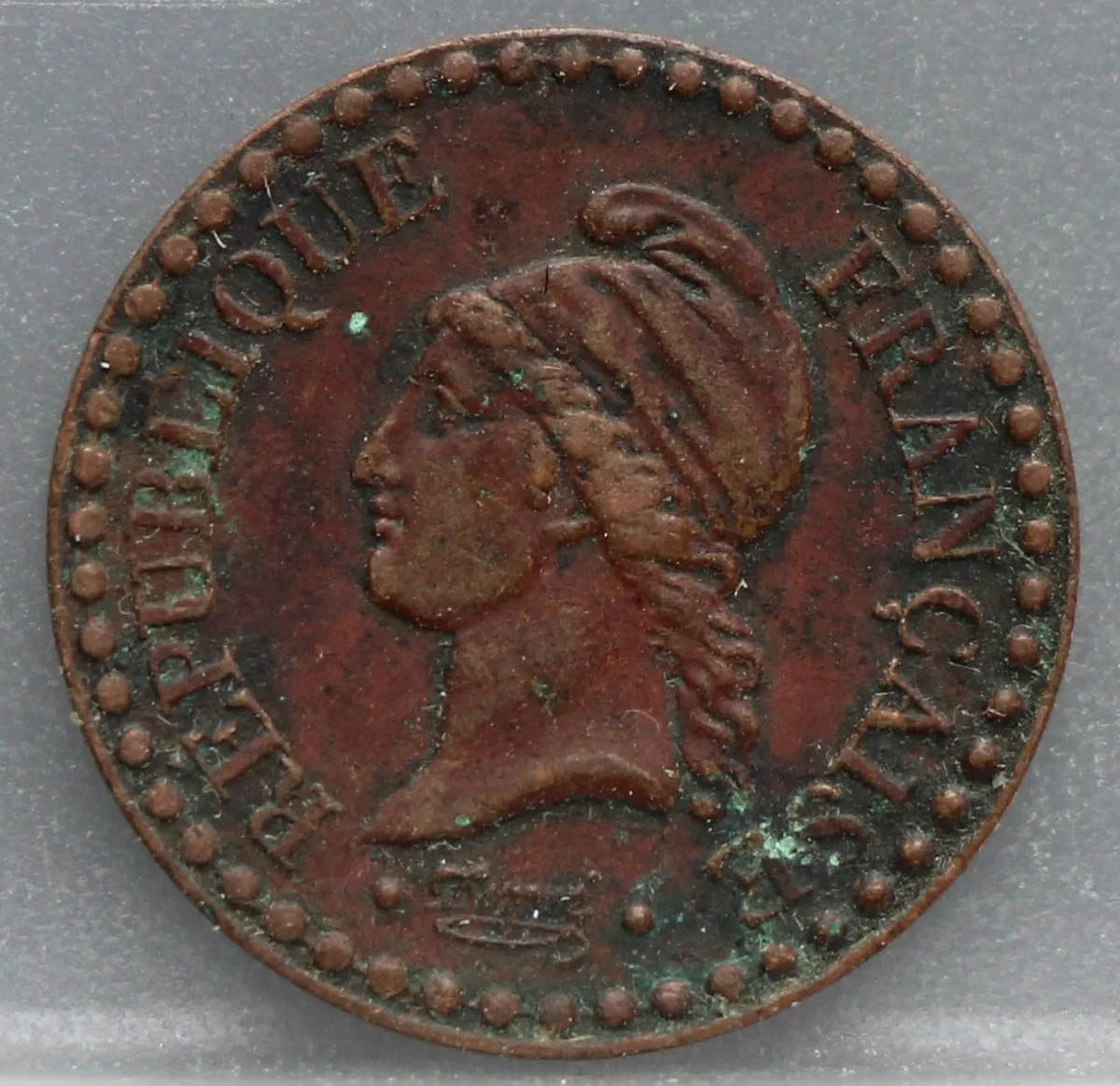 1 Centime 1848 (A) — Frankrijk voorzijde
