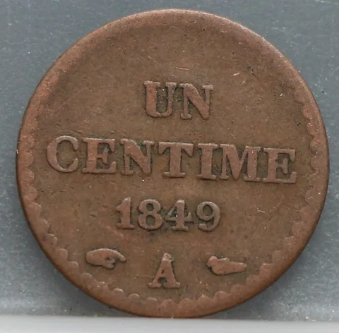 1 Centime 1849 Frankrijk