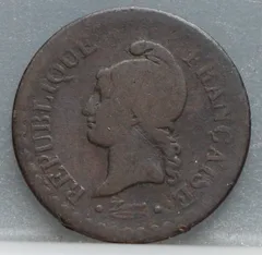 1 Centime 1849 Frankrijk achterzijde