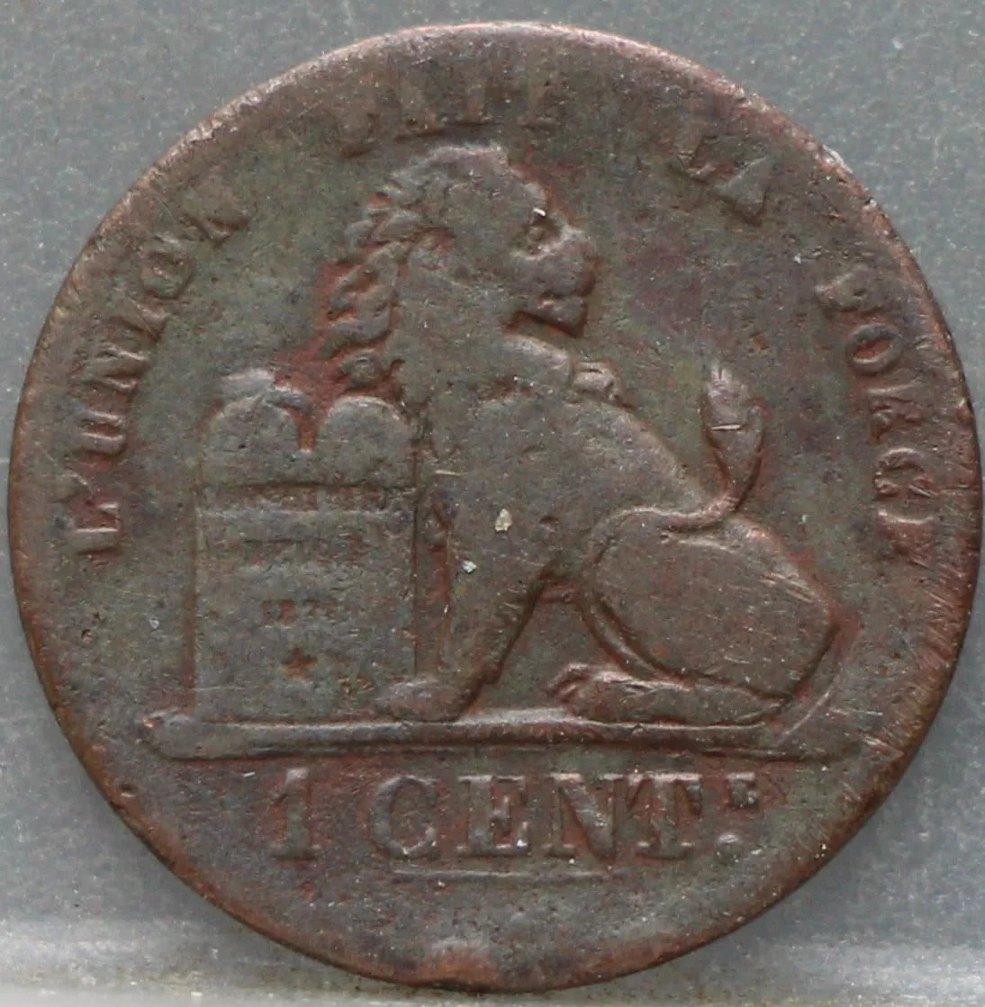 1 Centime 1873 België — Koper voorzijde