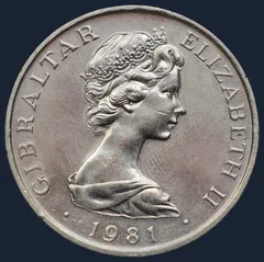 1 Crown 1981 Gibraltar Royal Wedding