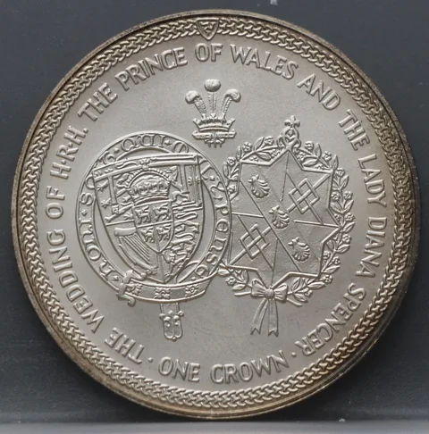 1 Crown 1981 Isle of Man — Royal Wedding Charles & Diana