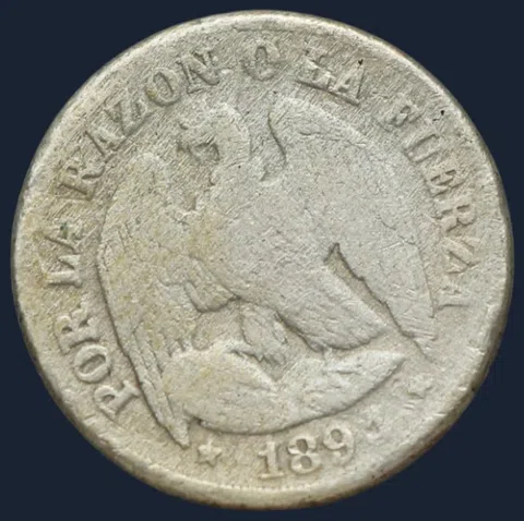1 Décimo 1894 Chili