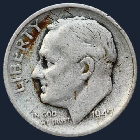 One Dime 1947 S Verenigde Staten