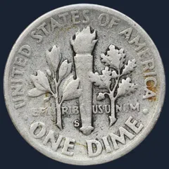 One Dime 1947 S Verenigde Staten