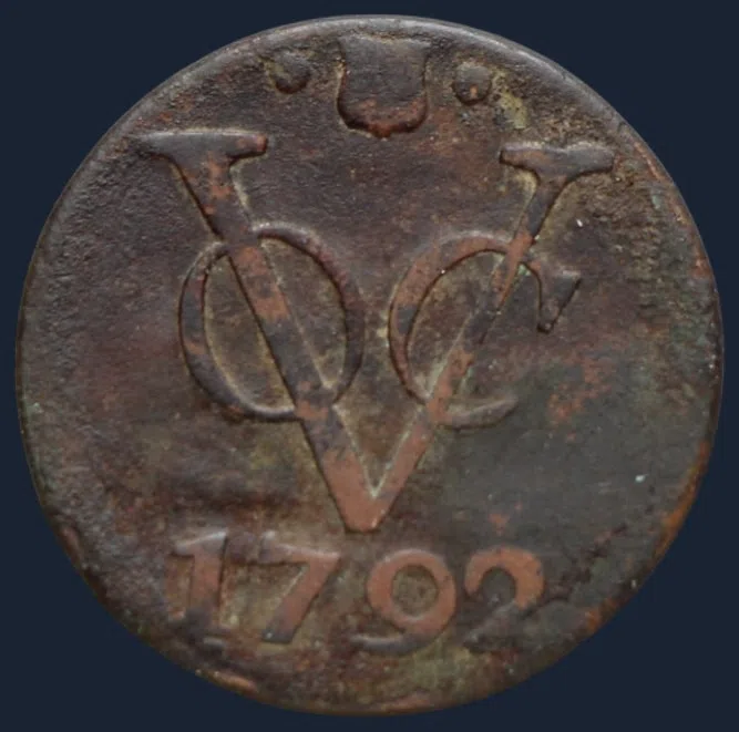 1 Duit 1792 Utrecht VOC