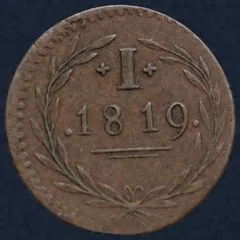 1 Bleyensteinse duit 1819  Type A