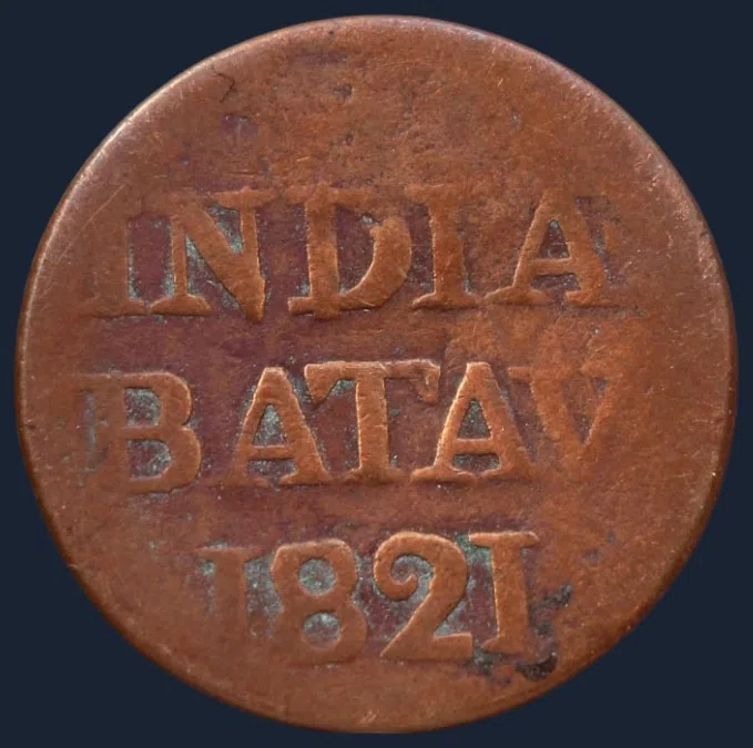 1 Duit 1821 — Nederlands-Indië