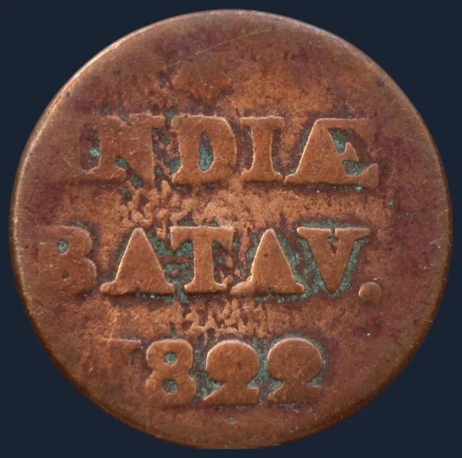 1 Duit 1822 Nederlands-Indië