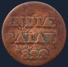 1 Duit 1822 Nederlands-Indië