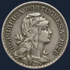1 Escudo 1928 Portugal