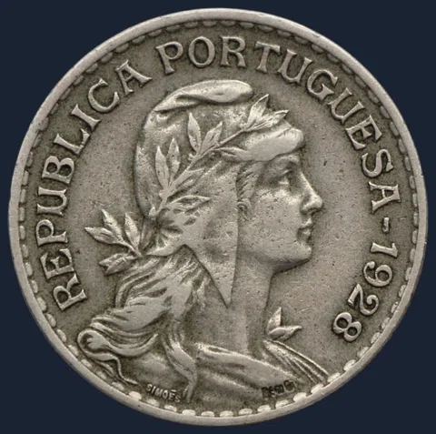 1 Escudo 1928 Portugal