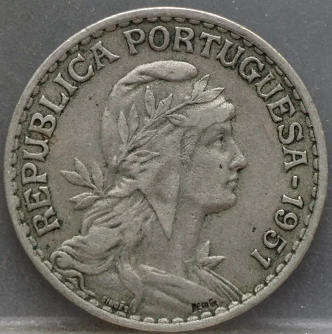 1 Escudo 1951 Portugal — Cupro-Nikkel