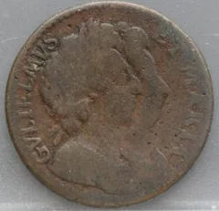 1 Farthing 1694 King William III and Mary II - Verenigd Koninkrijk - schaar achterzijde