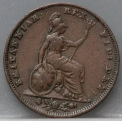 1 Farthing 1836 Verenigd Koninkrijk — Koper achterzijde