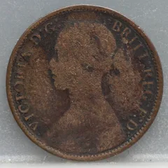 1 Farthing 1860 Verenigd Koninkrijk — Brons achterzijde
