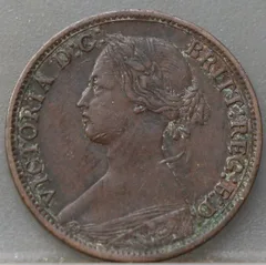 1 Farthing 1867 Verenigd Koninkrijk — Brons voorzijde