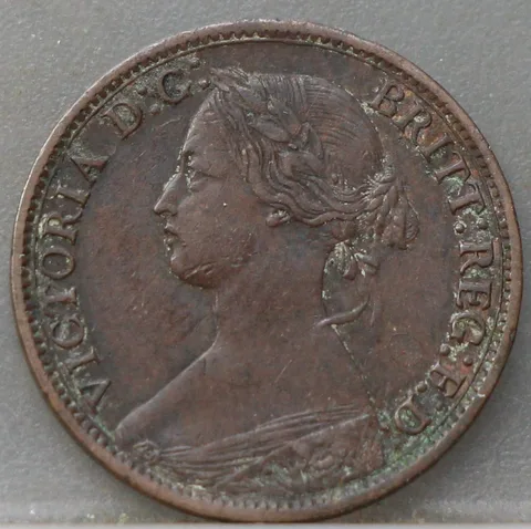 1 Farthing 1867 Verenigd Koninkrijk — Brons