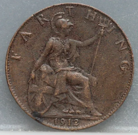 1 Farthing 1912 Verenigd Koninkrijk — Brons