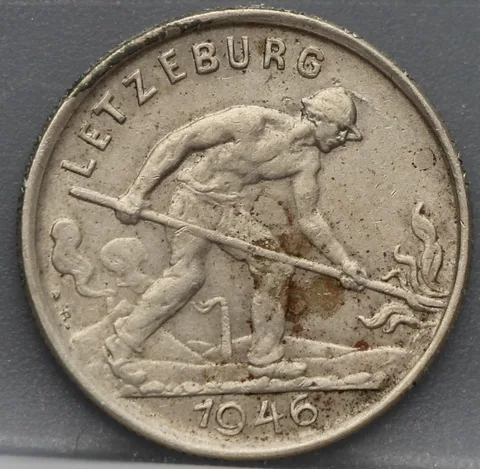1 Franc 1946 Luxemburg — Cupronikkel