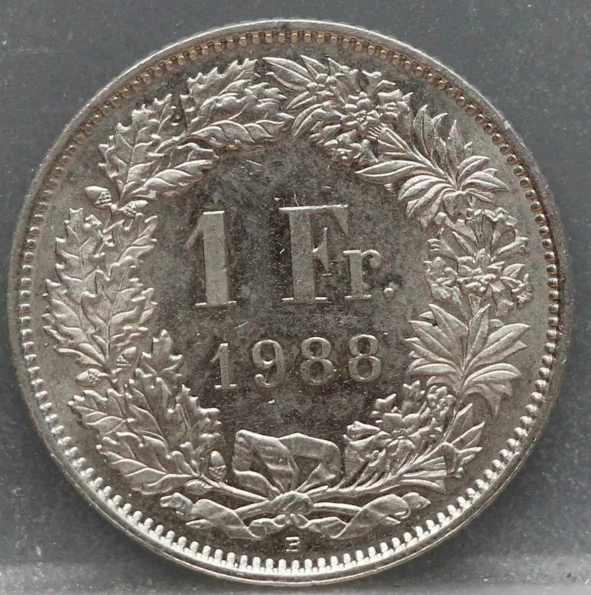 1 Franc 1988 Zwitserland — Cupronikkel voorzijde