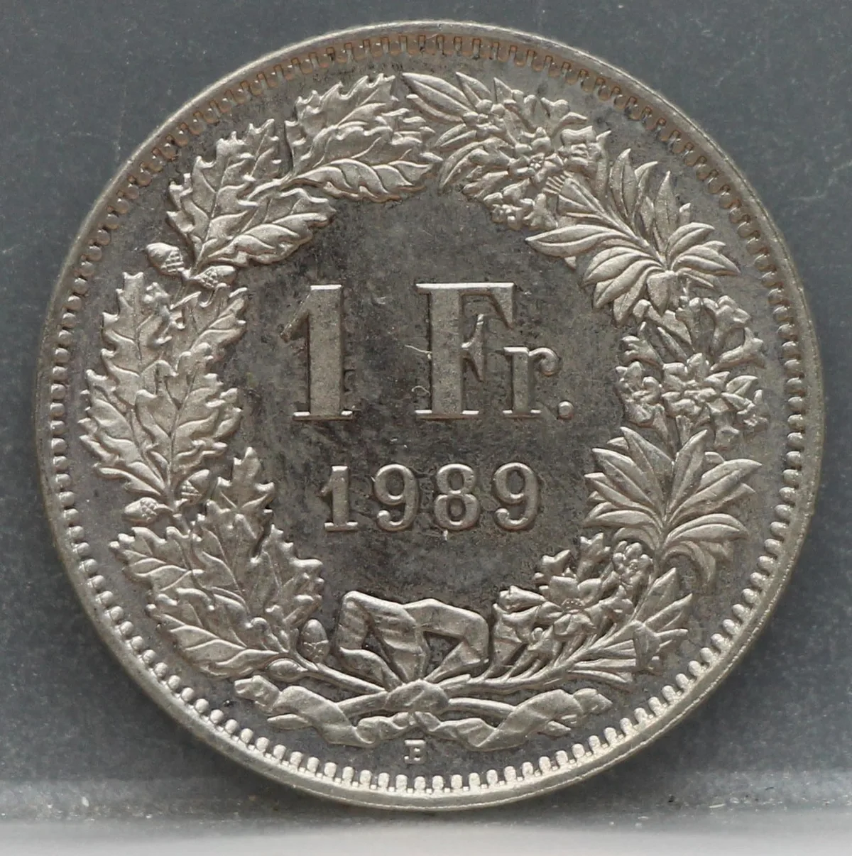 1 Franc 1989 Zwitserland — Cupronikkel voorzijde