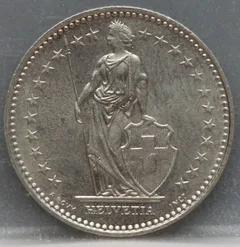 1 Franc 1993 Zwitserland — Cupronikkel achterzijde