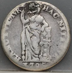 1 Gulden 1795 Holland — Bataafse Republiek Zilver voorzijde, Holland (Bataafse Republiek), Zilver (Ag)