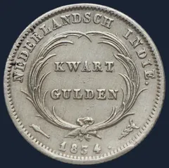 1 Gulden 1839 Nederlands-Indië