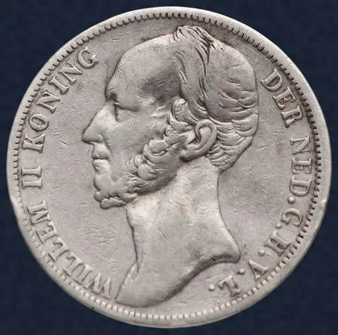 1 Gulden 1843 Willem II Utrecht