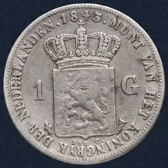 1 Gulden 1843 Willem II Utrecht