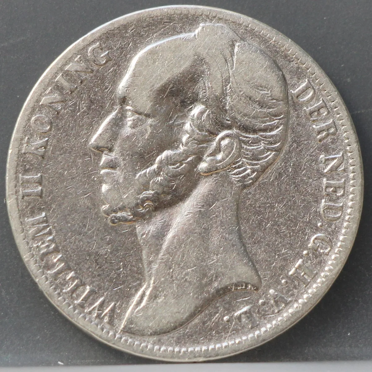 1 gulden 1845 A - Willem 2 voorzijde