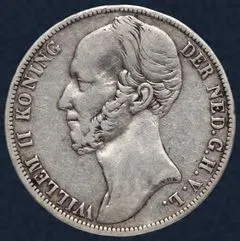 1 Gulden 1846 Lelie Willem II