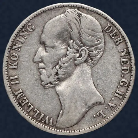 1 Gulden 1846 Lelie Willem II