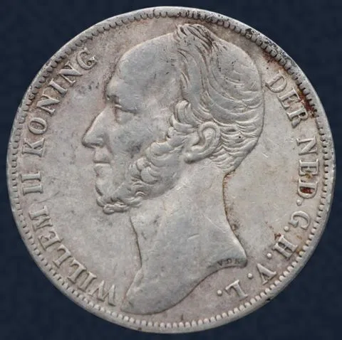 1 gulden 1846 zwaard - Willem II