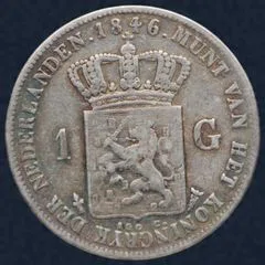 1 gulden 1846 Willem II