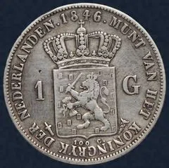 1 Gulden 1846 Zwaard Willem II