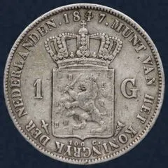 1 Gulden 1847 Willem II