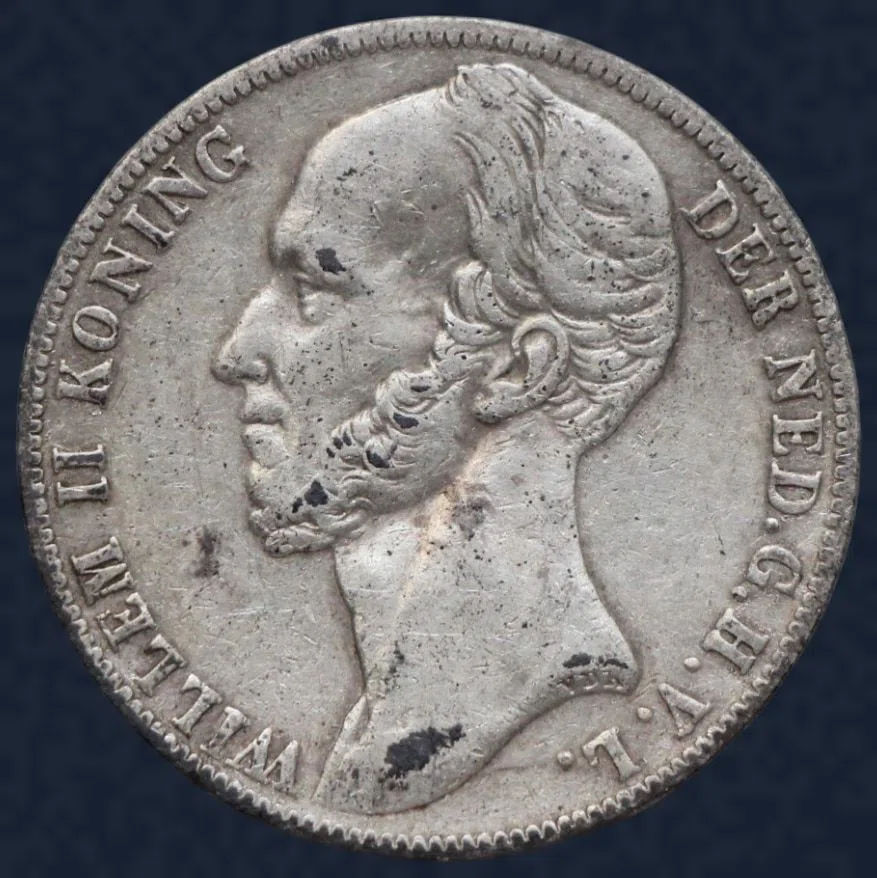 1 gulden 1848 Willem II