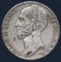1 gulden 1848 Willem II