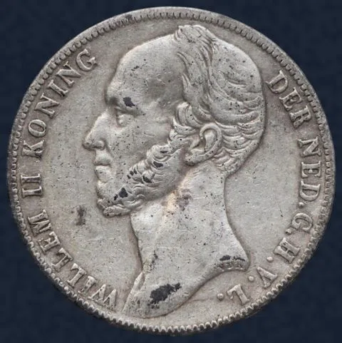 1 gulden 1848 Willem II